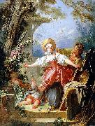Jean-Honore Fragonard The Blind man bluff game oil painting
